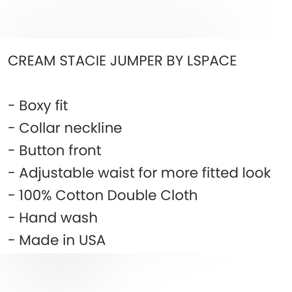 L*SPACE NWT STACIE JUMPER - Picture 11 of 11